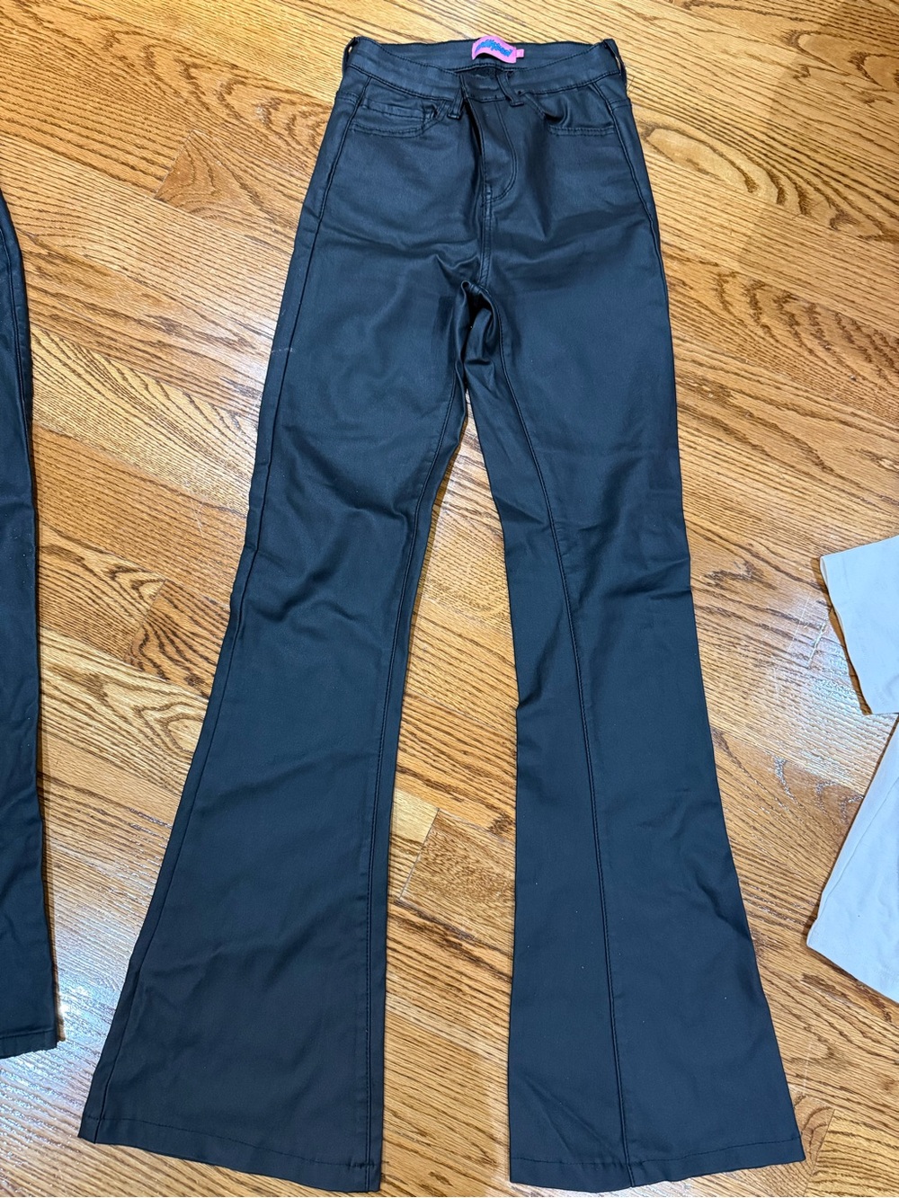 Edikted Black High-Rise Flare Pants